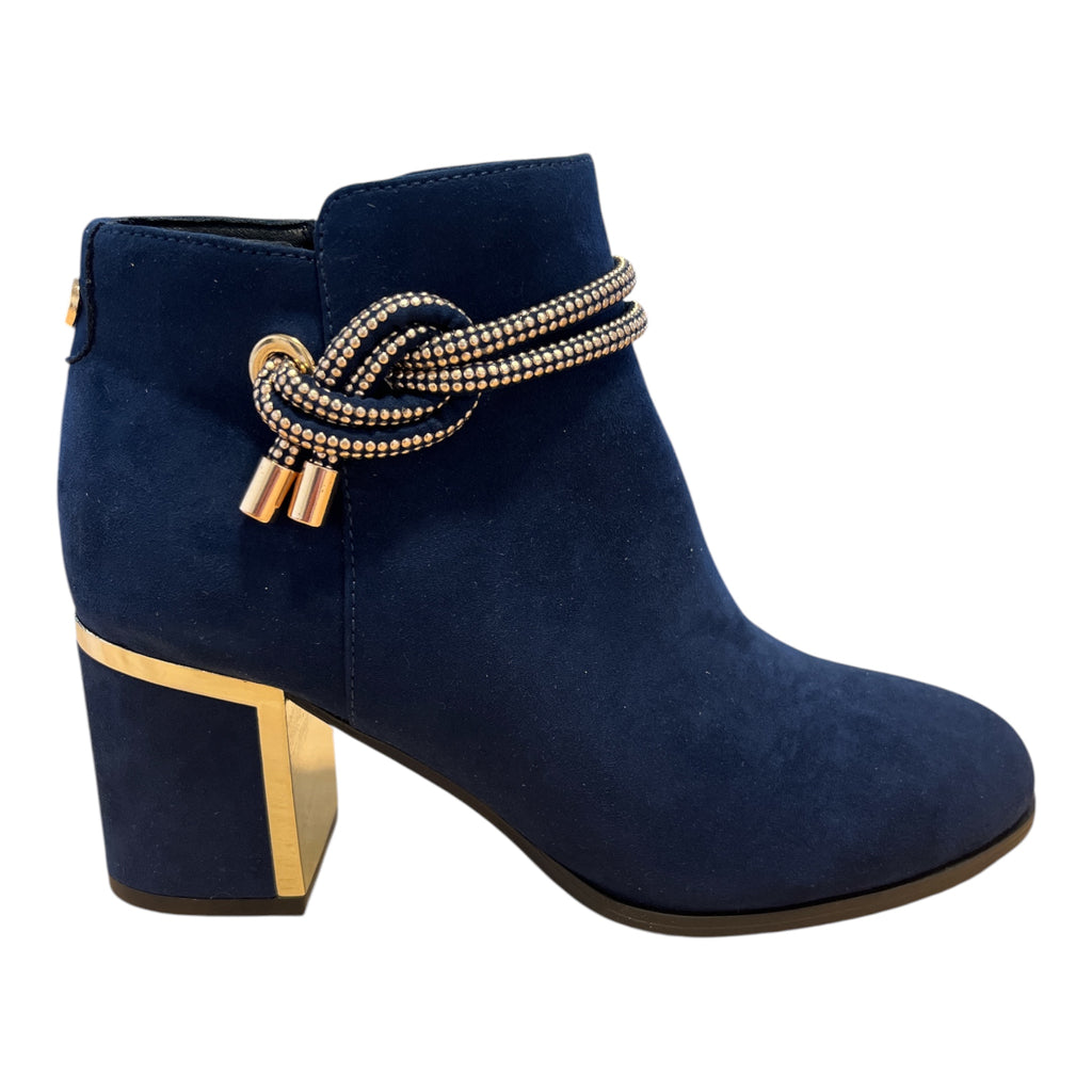Lotus Tina Navy Ankle Boots