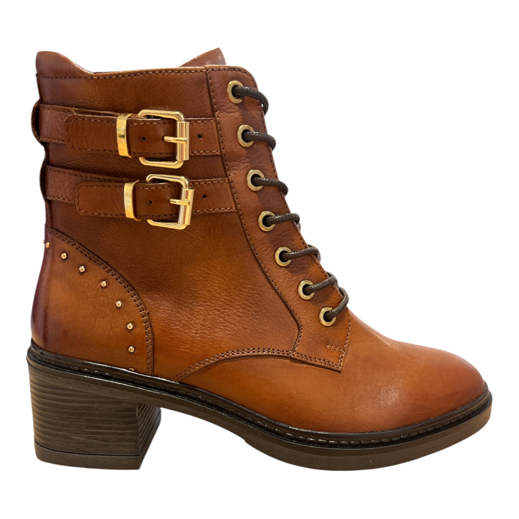 Lotus Parton Tan Leather Ankle Boots