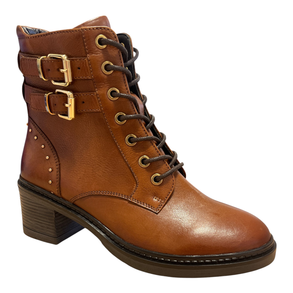 Lotus Parton Tan Leather Ankle Boots