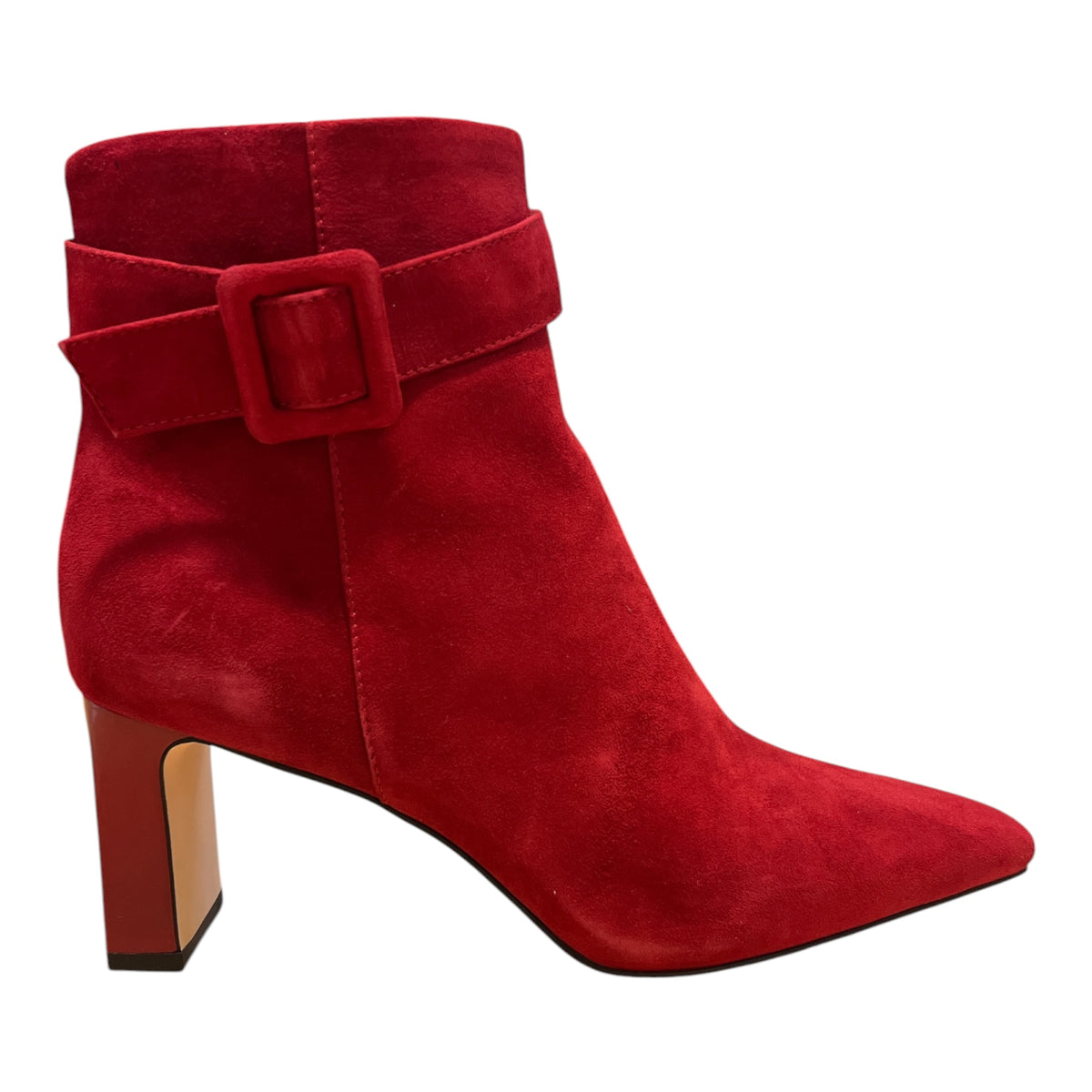 Lotus Nadine Red Suede Ankle Boots