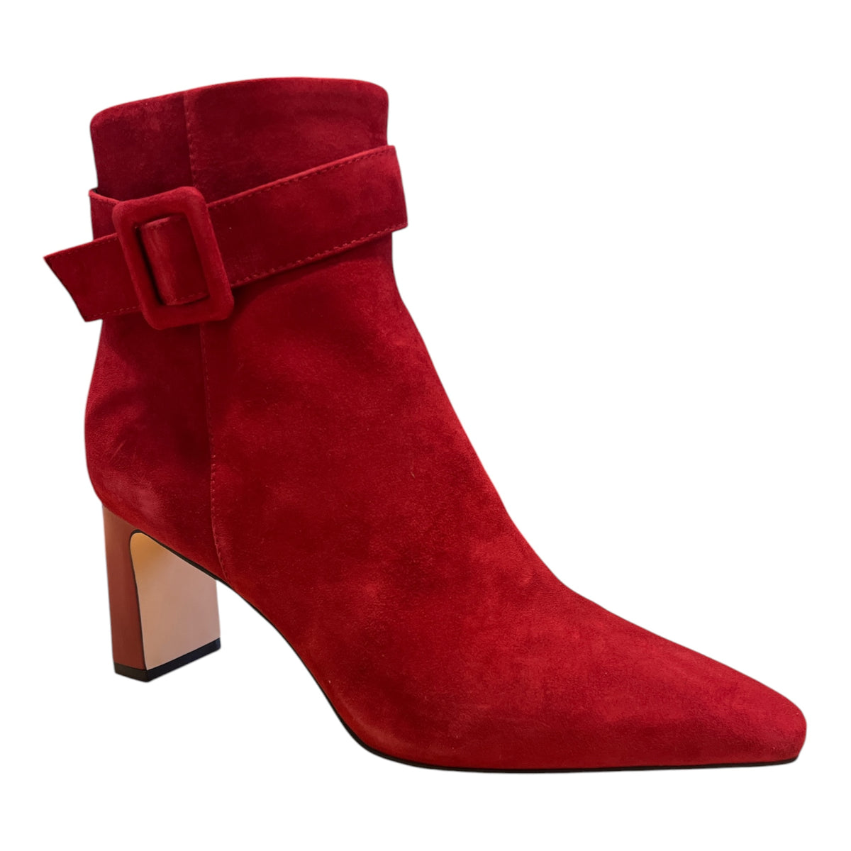 Lotus Nadine Red Suede Ankle Boots