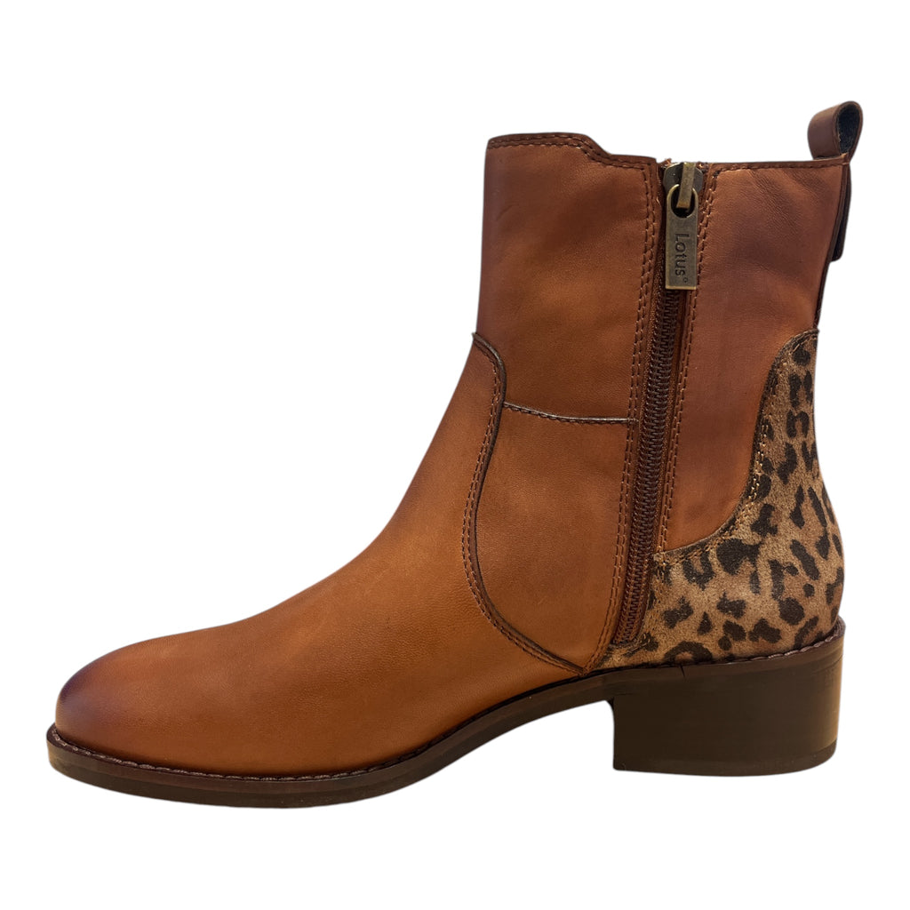 Lotus Lindley Tan Ankle Boots