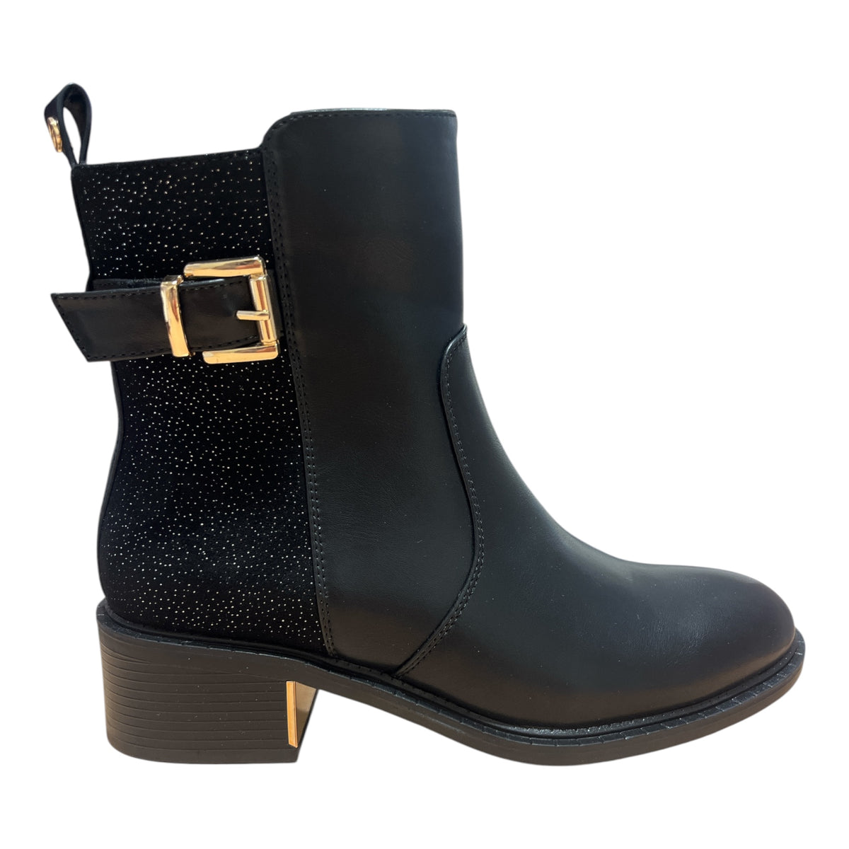 Lotus Alannah Black Ankle Boots