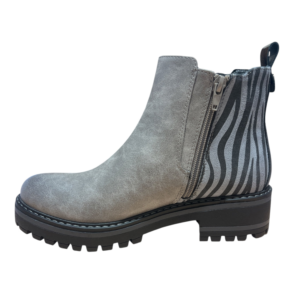 Lotus Prescott Grey Ankle Boots