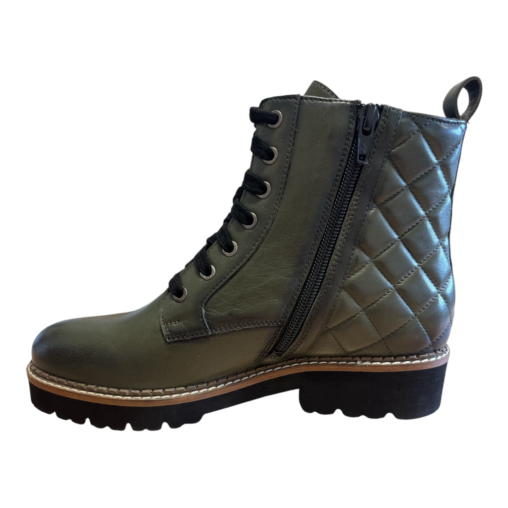 Lotus Jayana Khaki Leather Boots