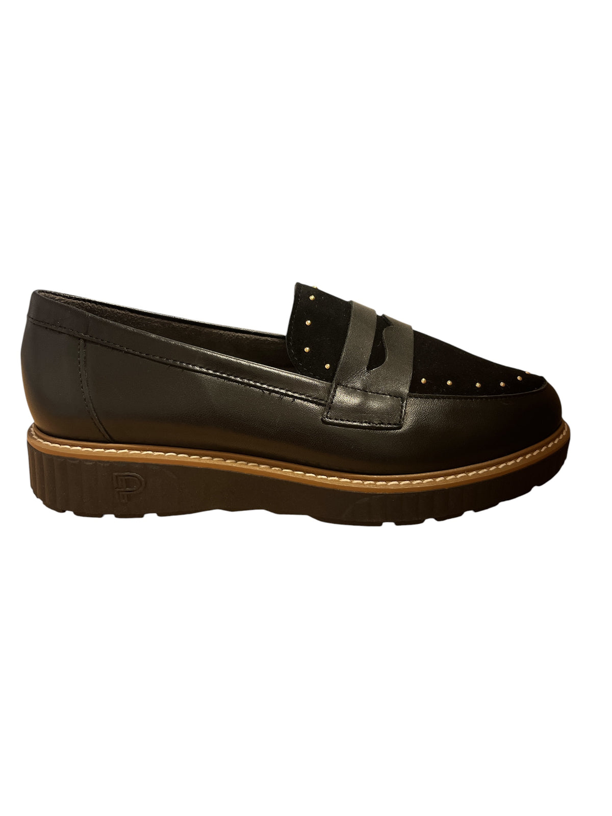 Pitillos Black Leather Loafers 11.552
