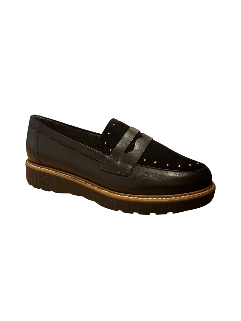 Pitillos Black Leather Loafers 11.552