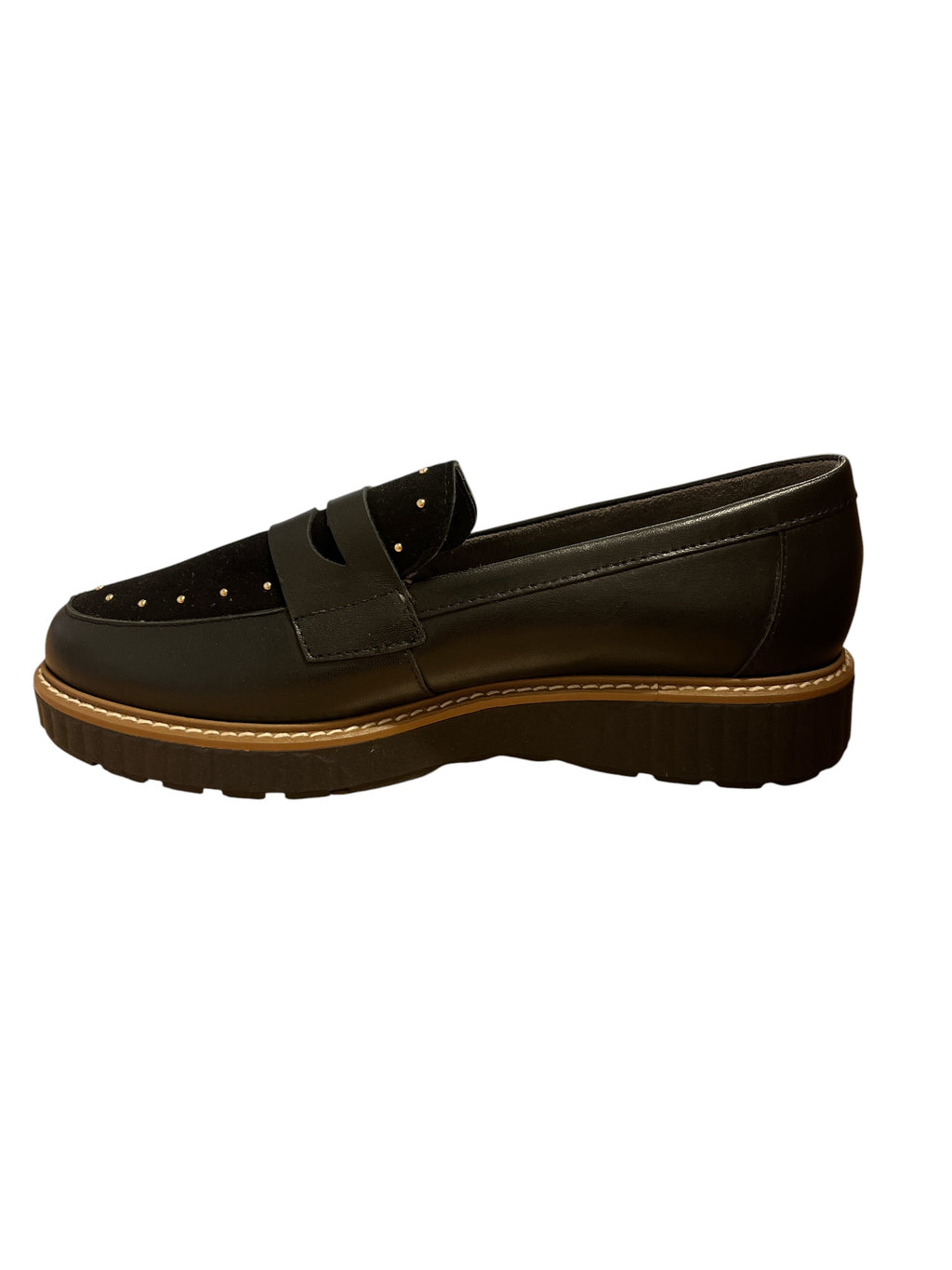 Pitillos Black Leather Loafers 11.552