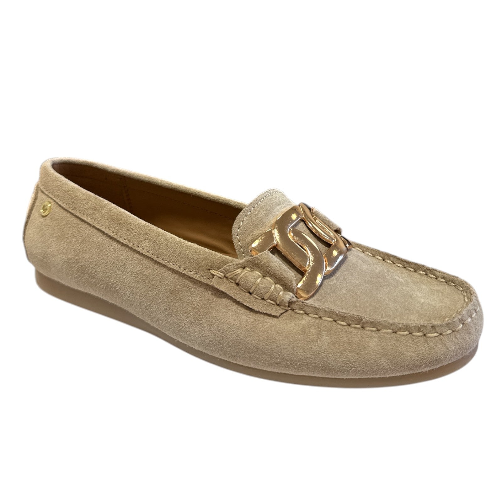 Lotus Lone Natural Suede Loafers