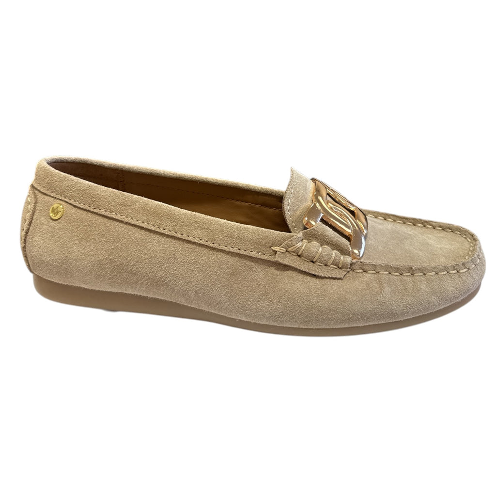 Lotus Lone Natural Suede Loafers