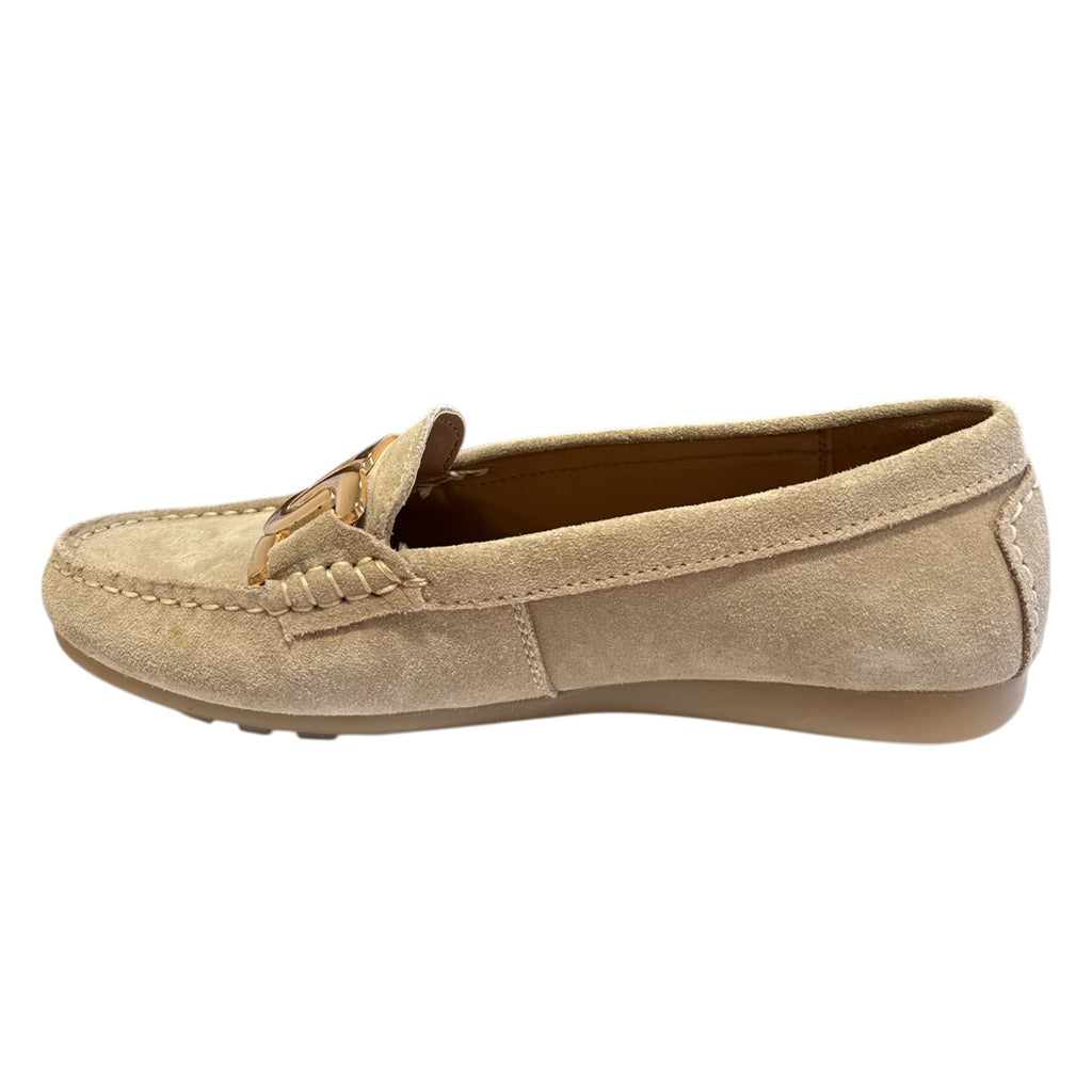 Lotus Lone Natural Suede Loafers