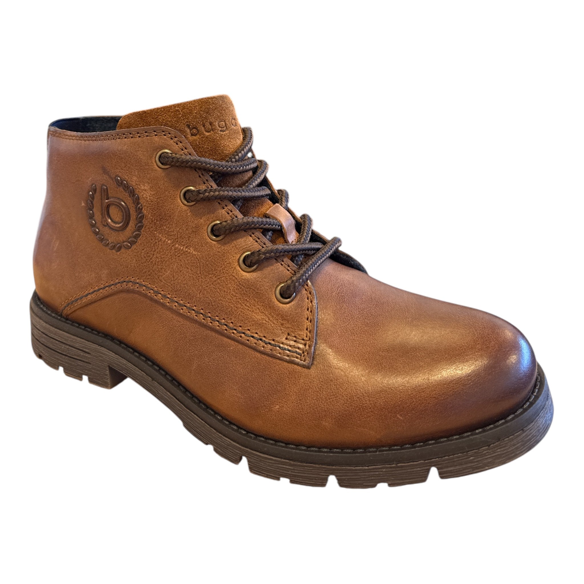 Bugatti Jobar Tan Leather Boots