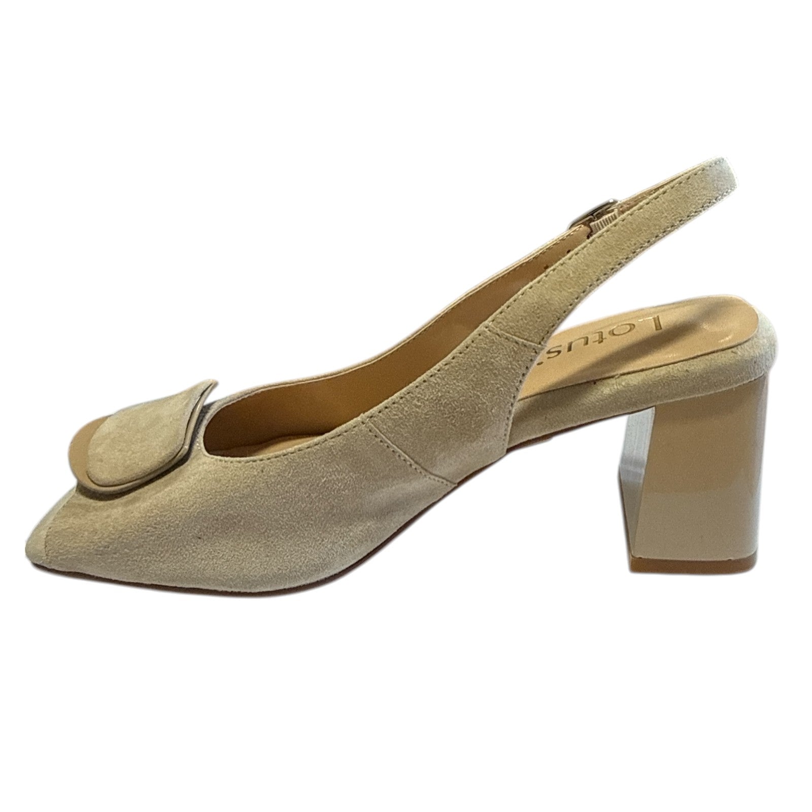 Lotus Josefa Nude Slingback Court Shoes
