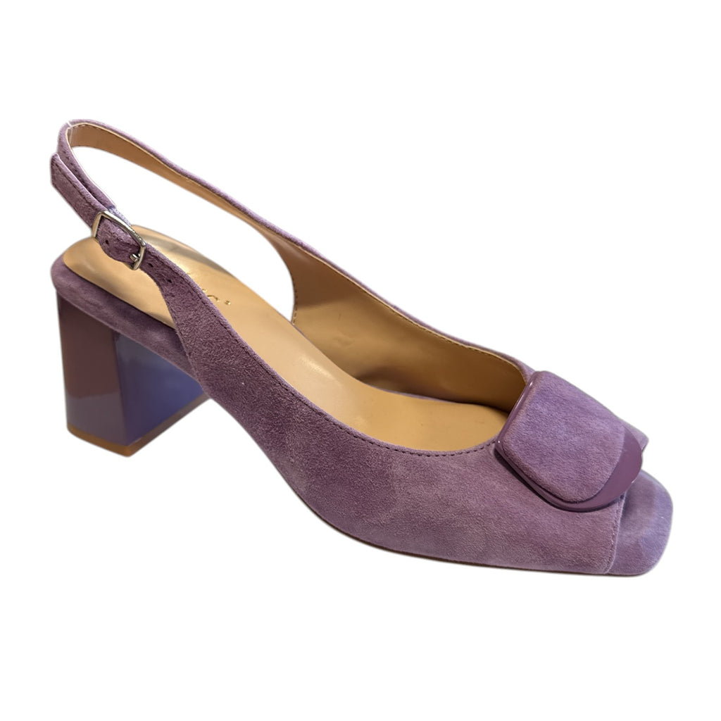 Lotus Josefa Grape Slingback Court Shoes