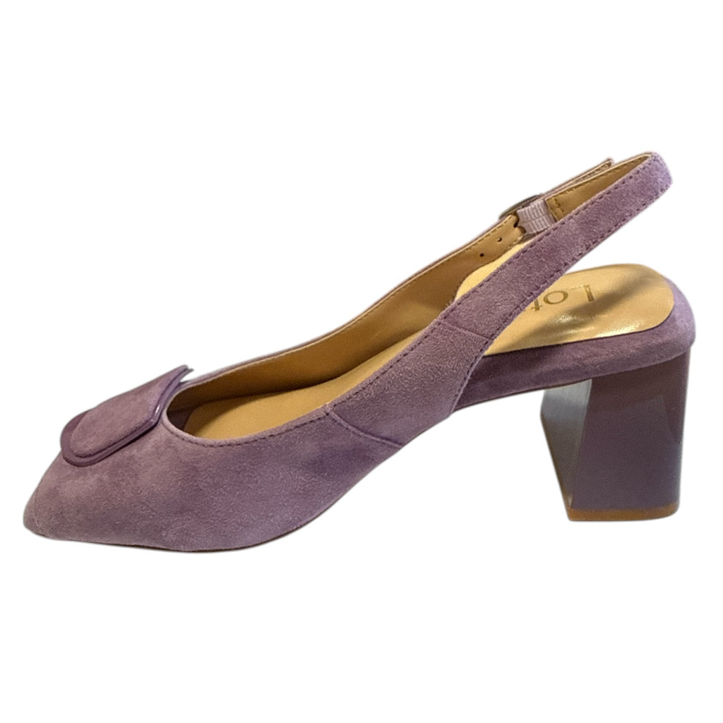 Lotus Josefa Grape Slingback Court Shoes