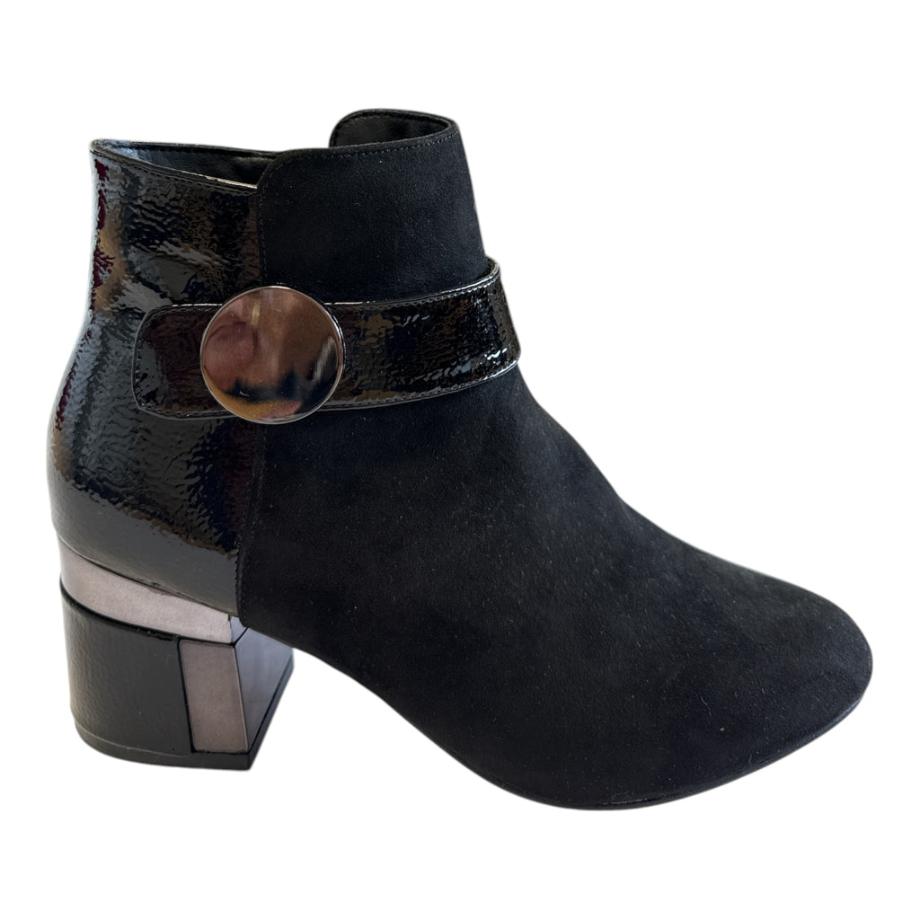 Lotus Kirsty Black Ankle Boots