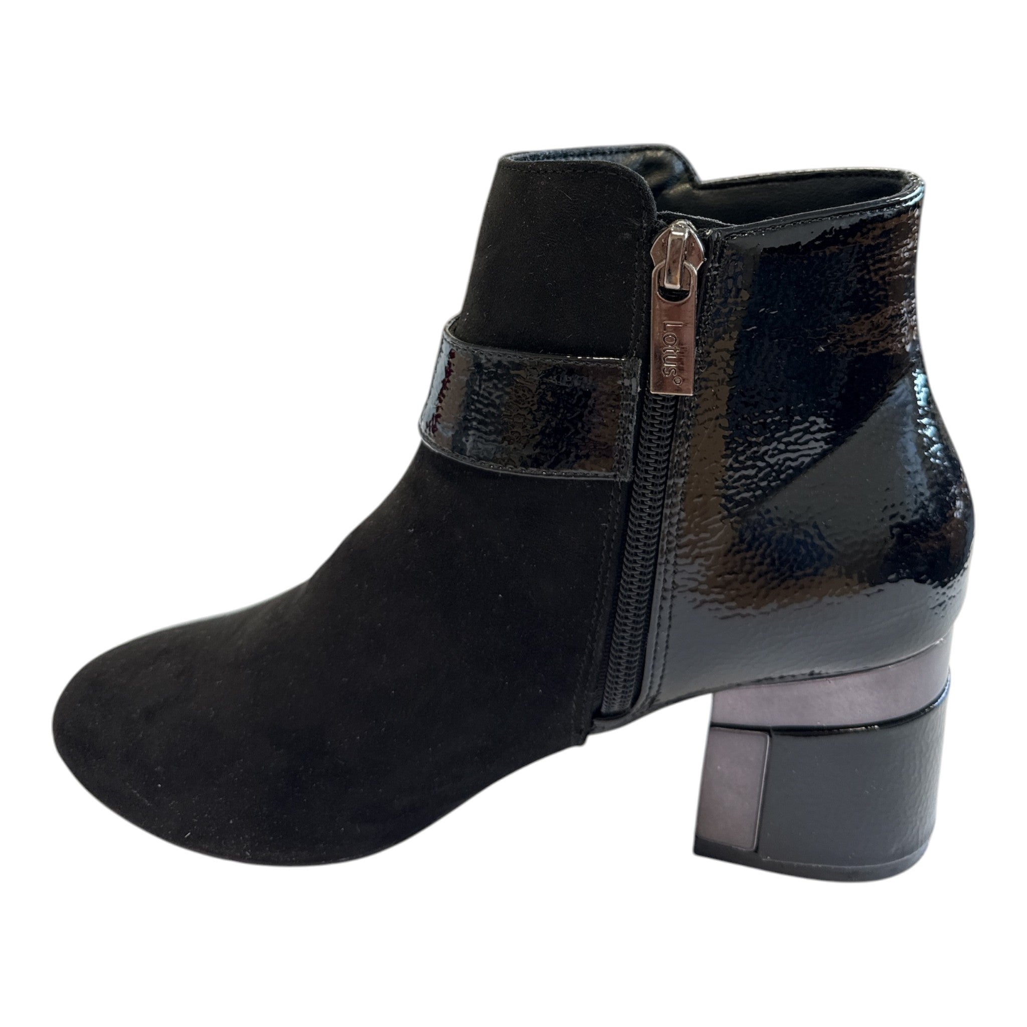 Lotus Kirsty Black Ankle Boots