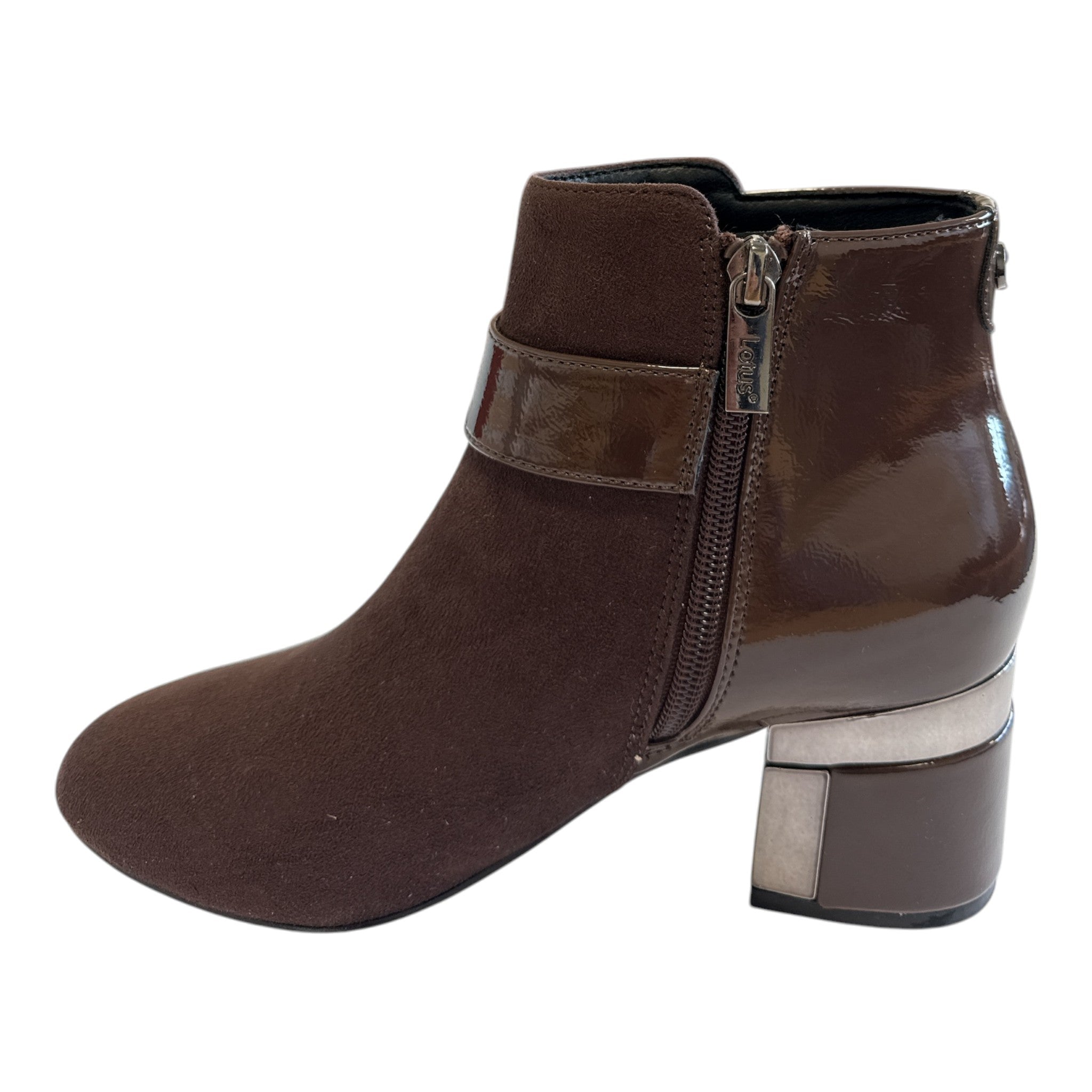 Lotus Kirsty Brown Ankle Boots