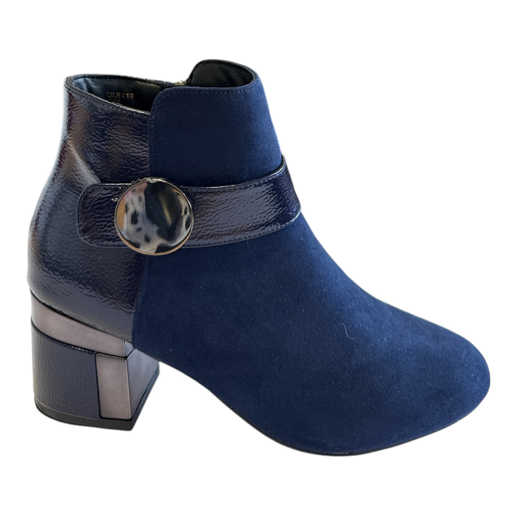 Lotus Kirsty Navy Ankle Boots