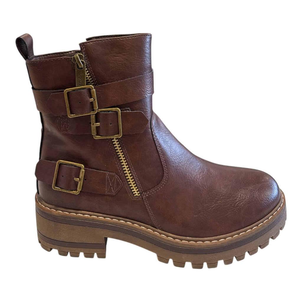 Lotus Harrie Brown Ankle Boots