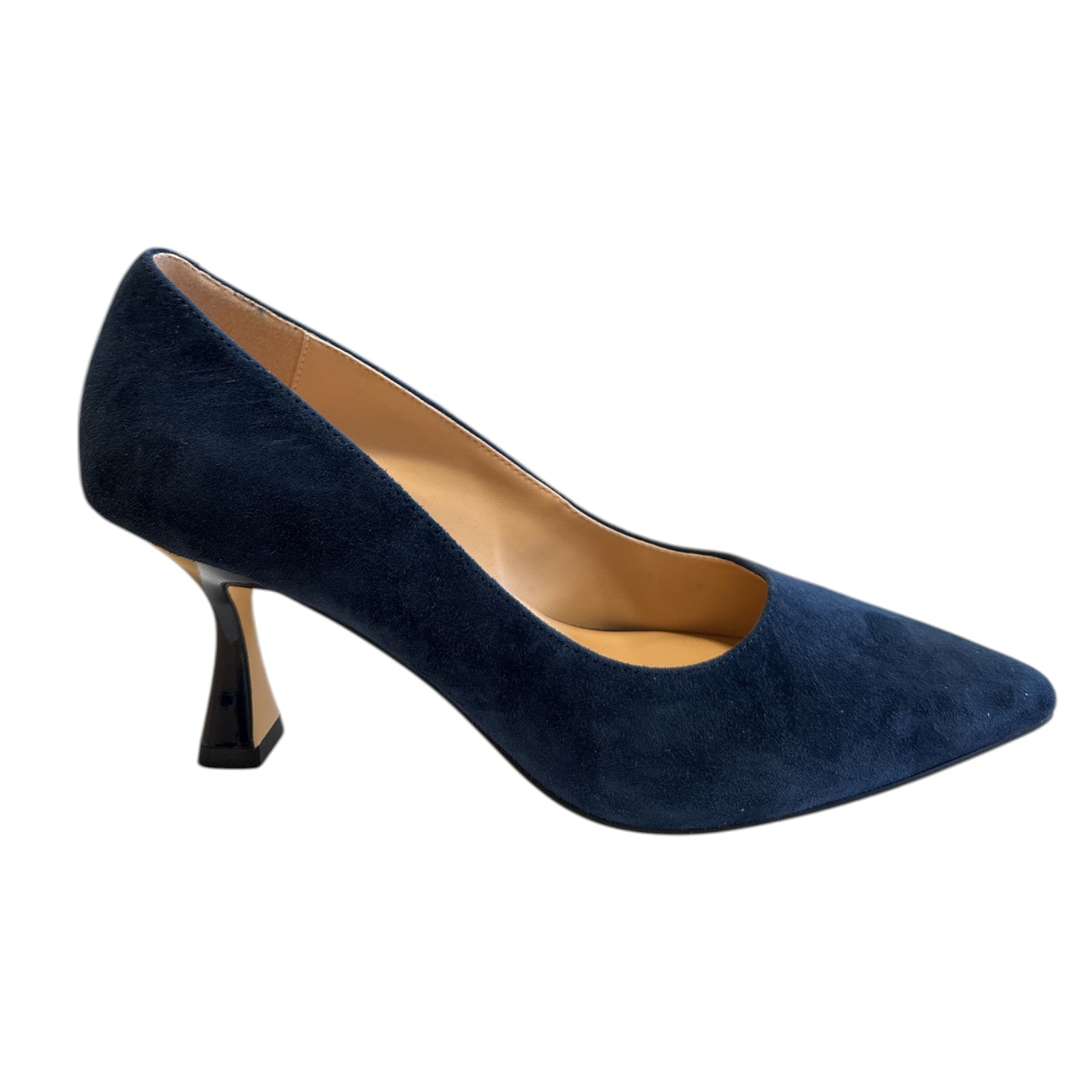 Lotus Lilian Navy Suede Court Shoes