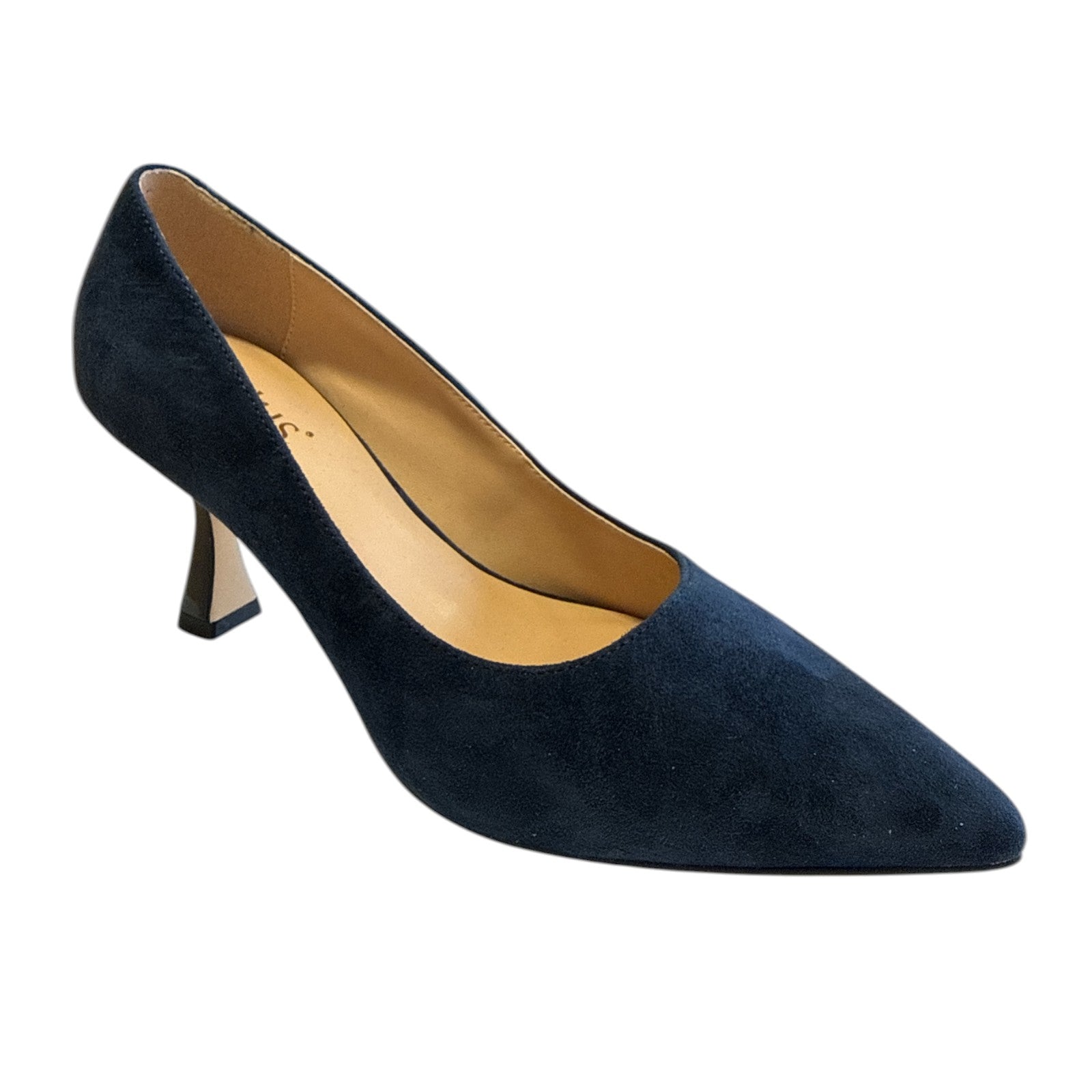 Lotus Lilian Navy Suede Court Shoes