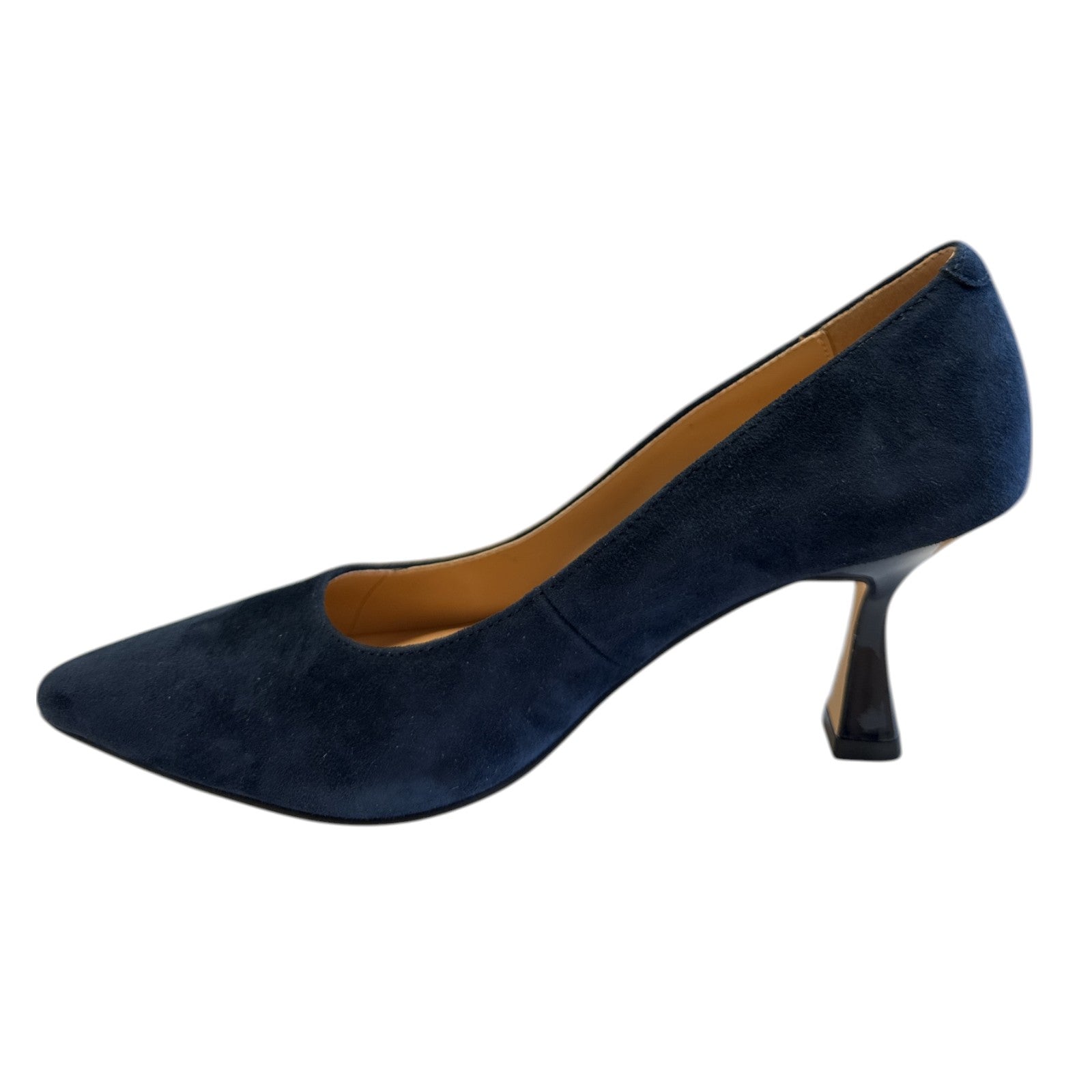 Lotus Lilian Navy Suede Court Shoes