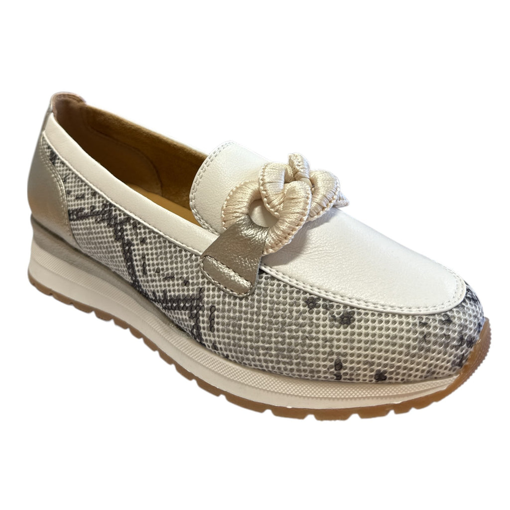 Lotus Lorrian Snakeprint Loafers