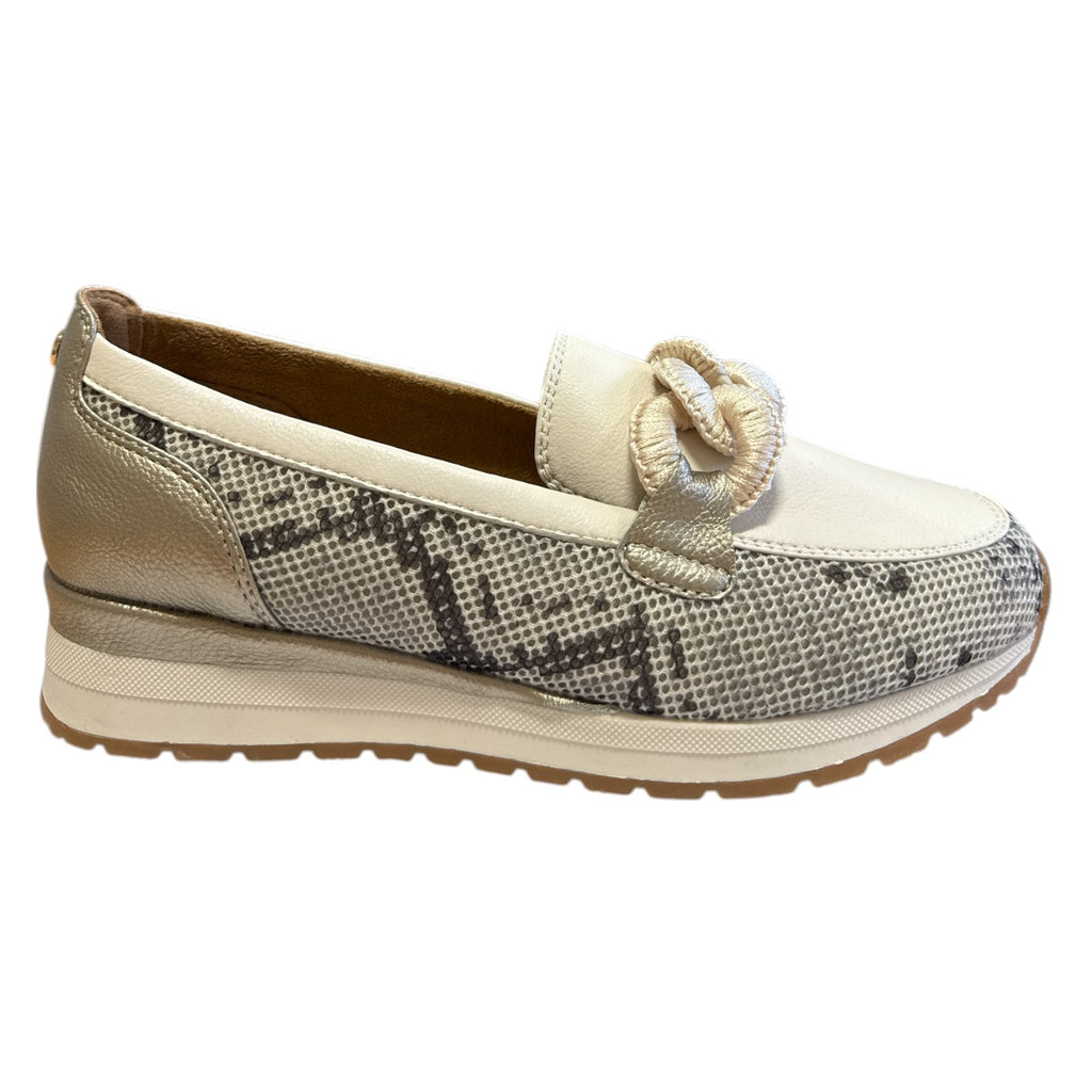 Lotus Lorrian Snakeprint Loafers