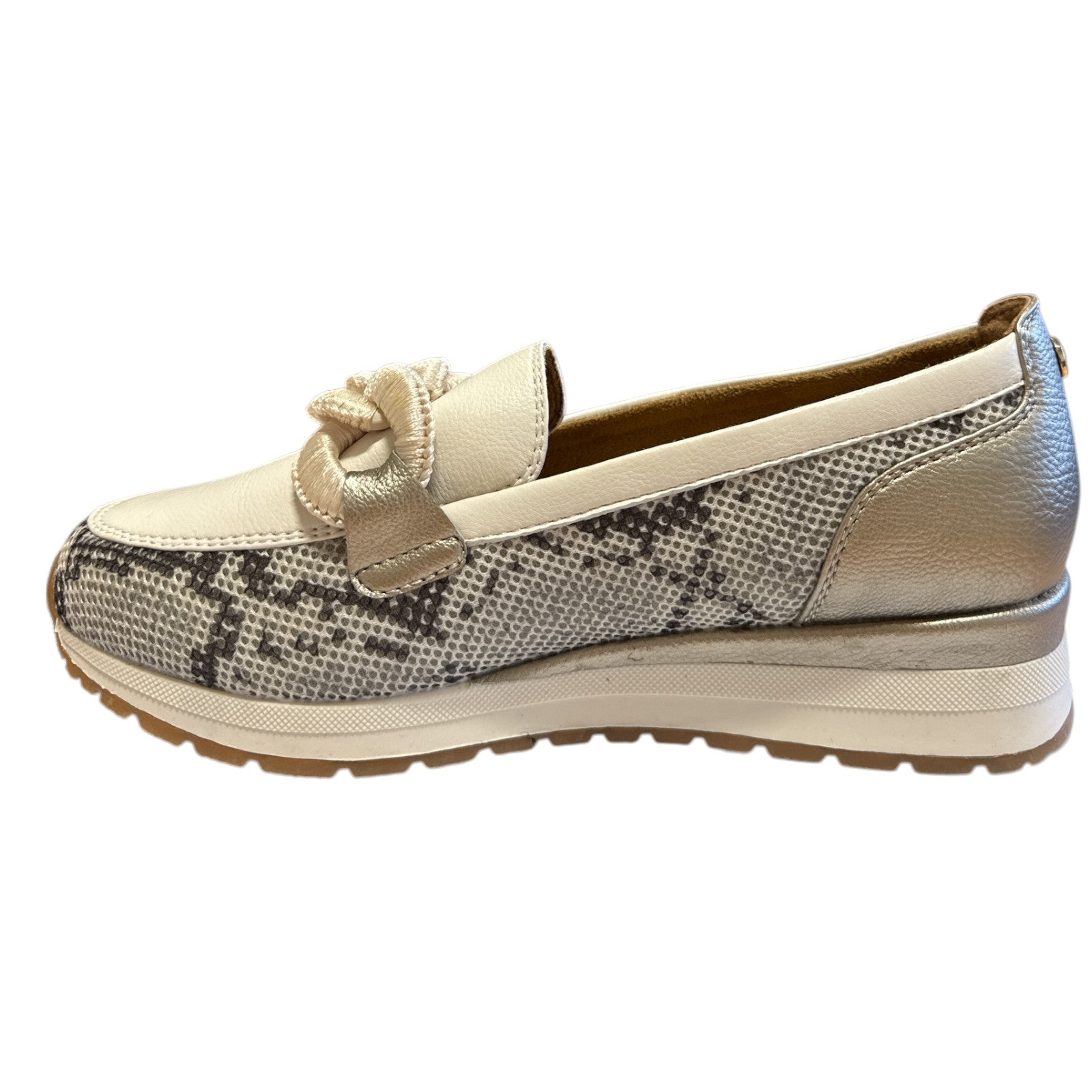 Lotus Lorrian Snakeprint Loafers