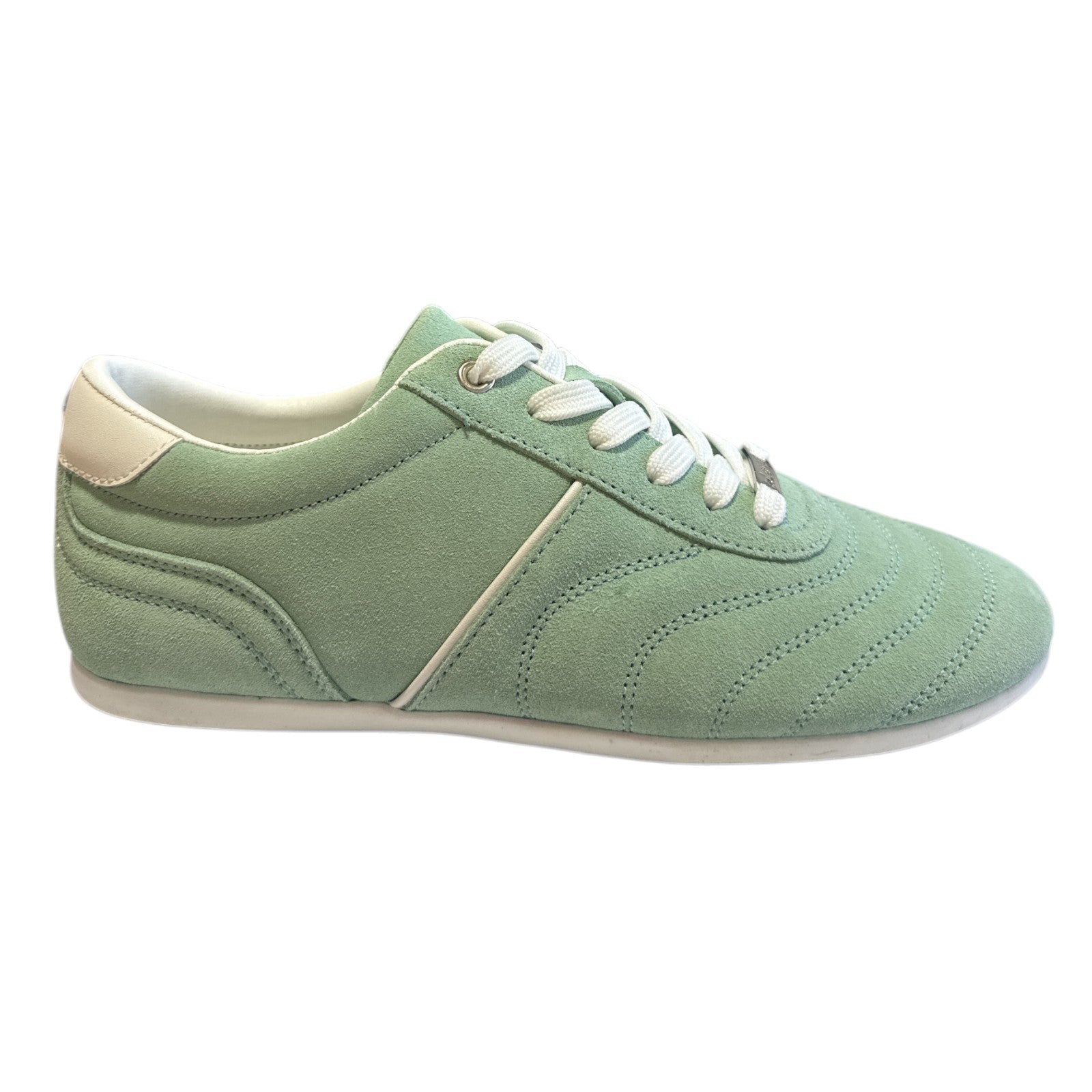 Lotus Mallory Mint Suede Trainers