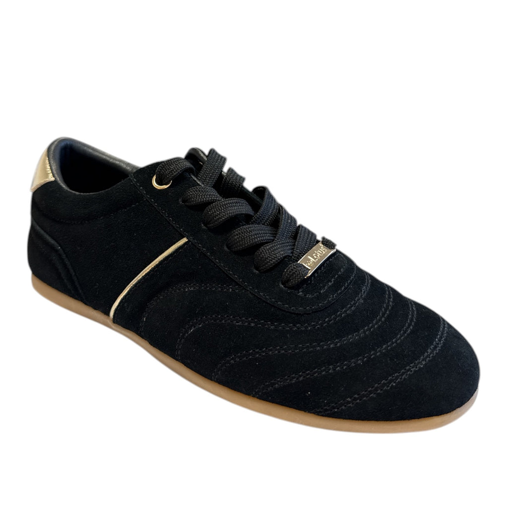 Lotus Mallory Black Suede Trainers