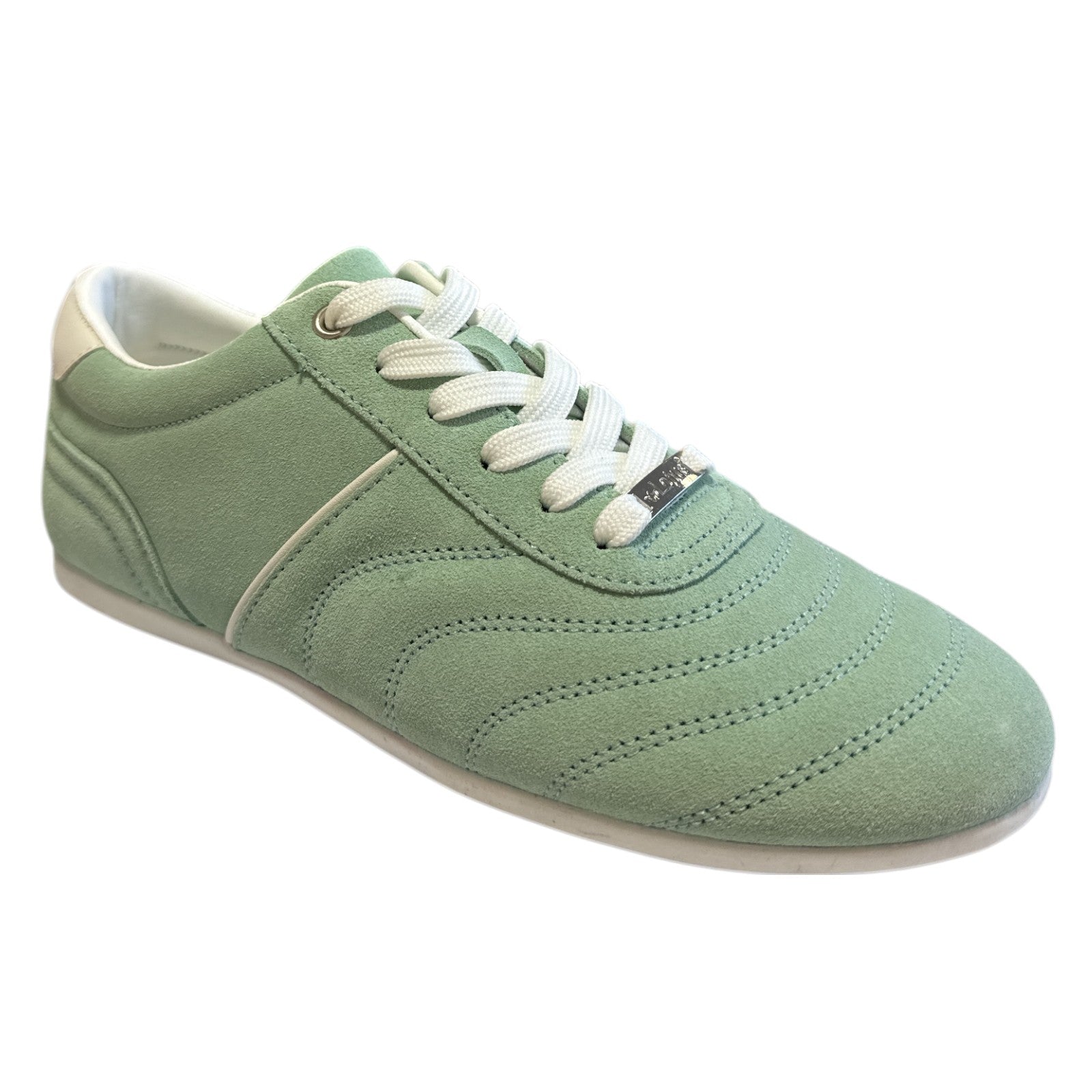 Lotus Mallory Mint Suede Trainers