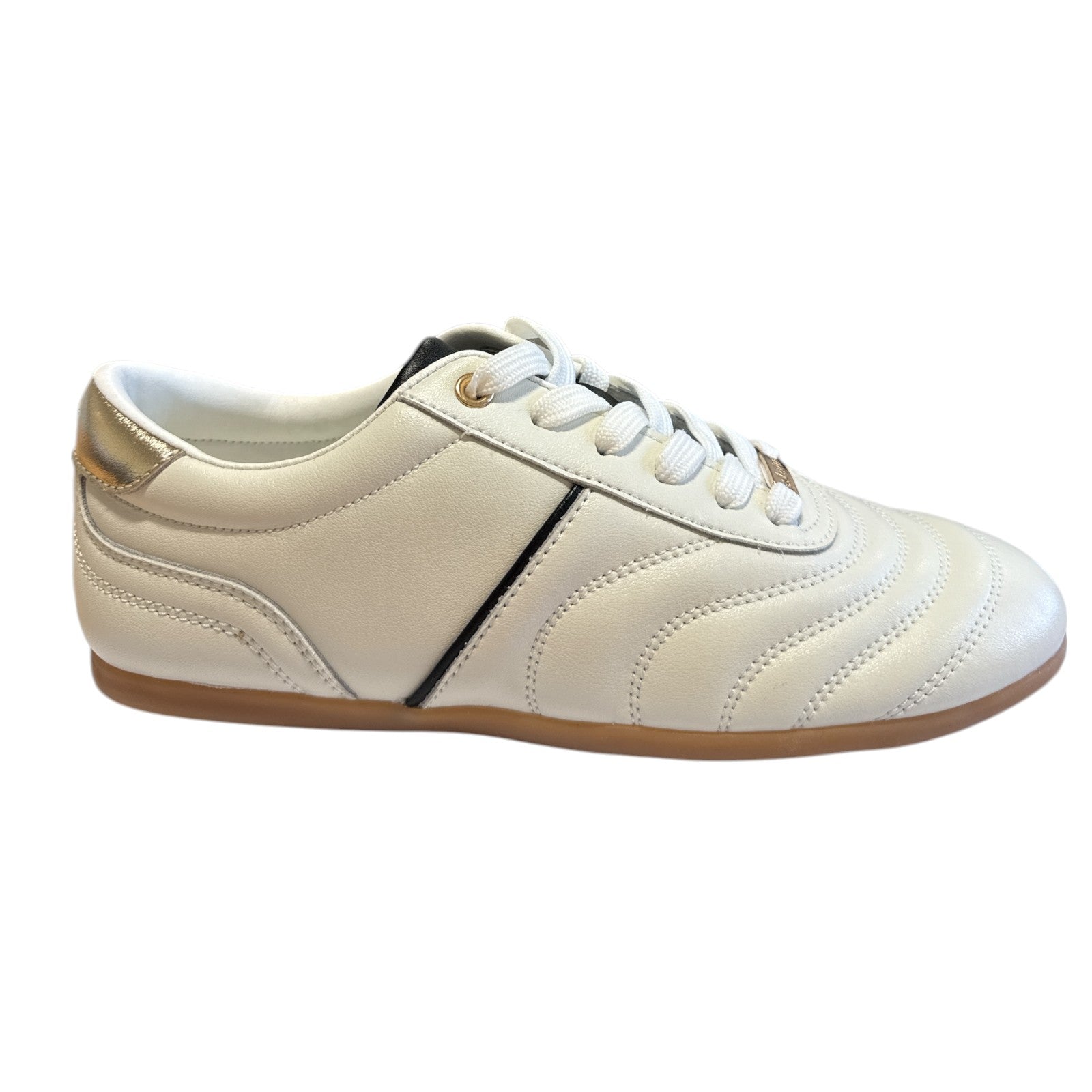Lotus Mallory White Leather Trainers