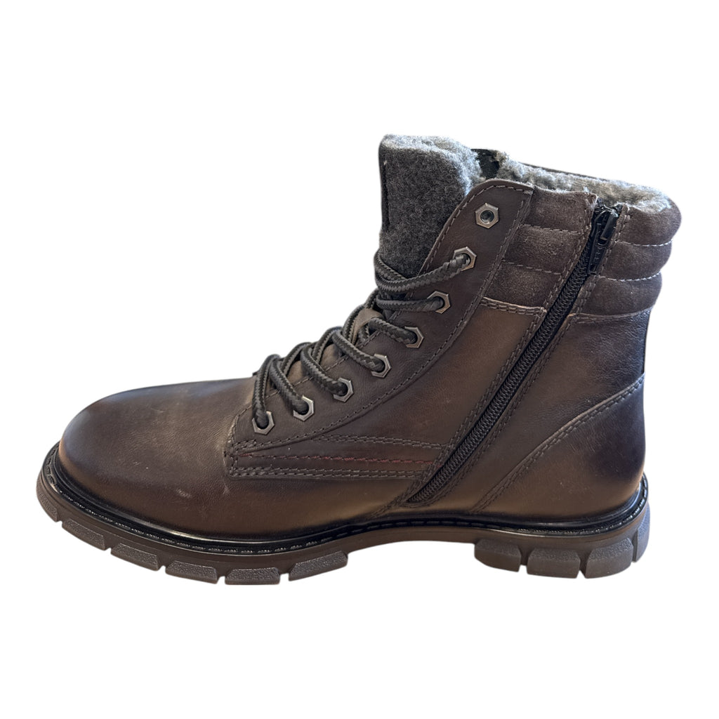Bugatti Mate Men's Dark Grey Leather Boots