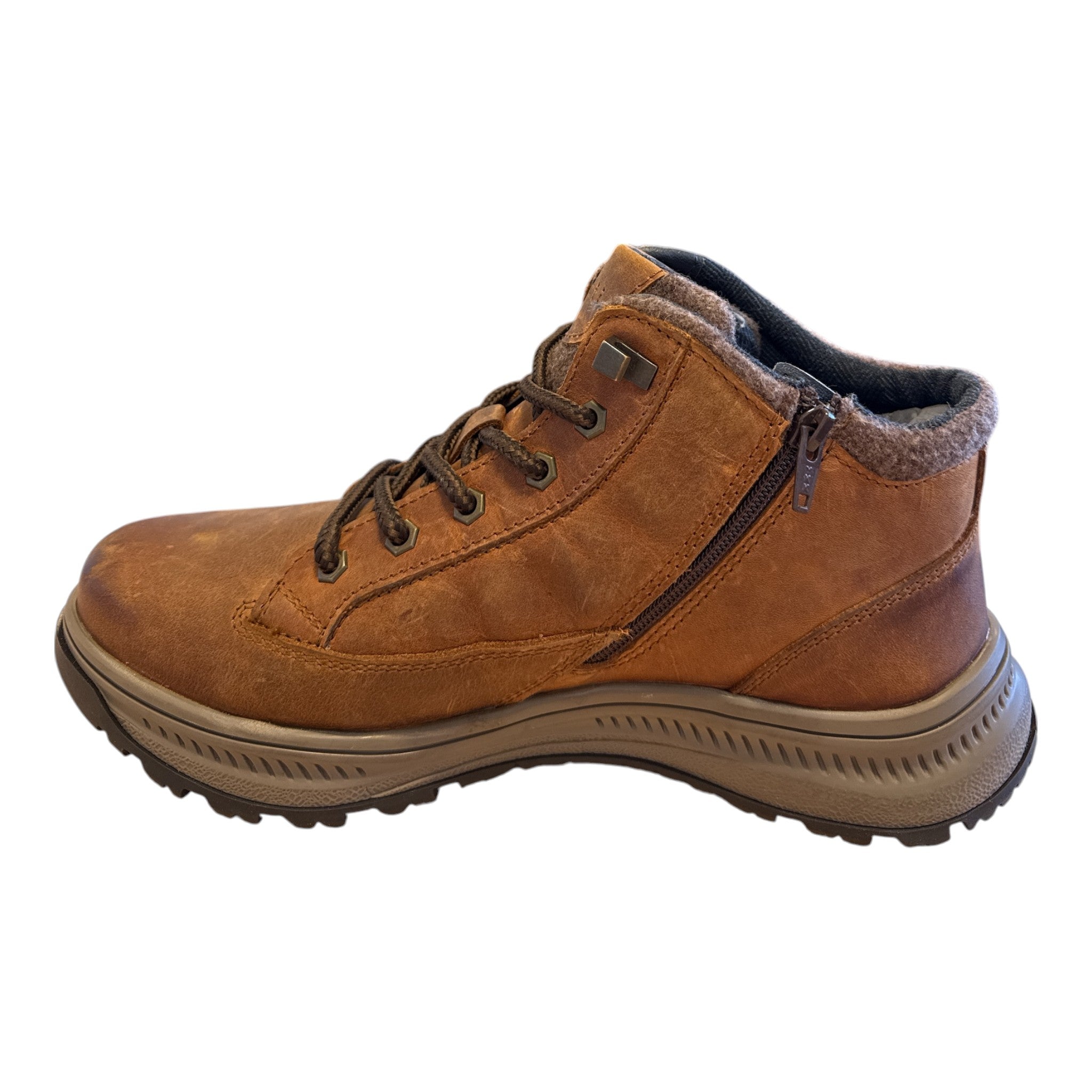 Bugatti Neka Tan Lace-Up Boots