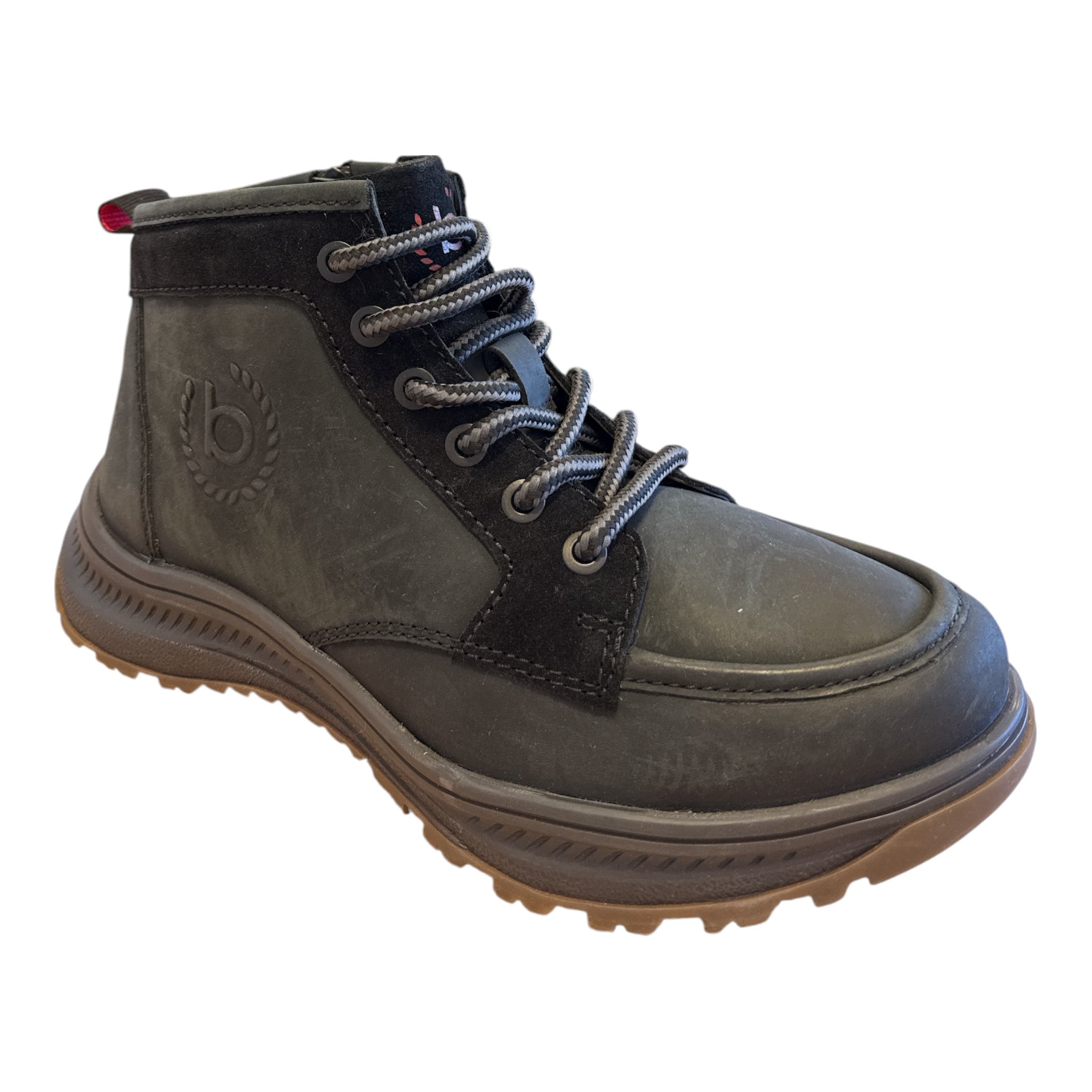 Bugatti Neka Black Lace-Up Boots