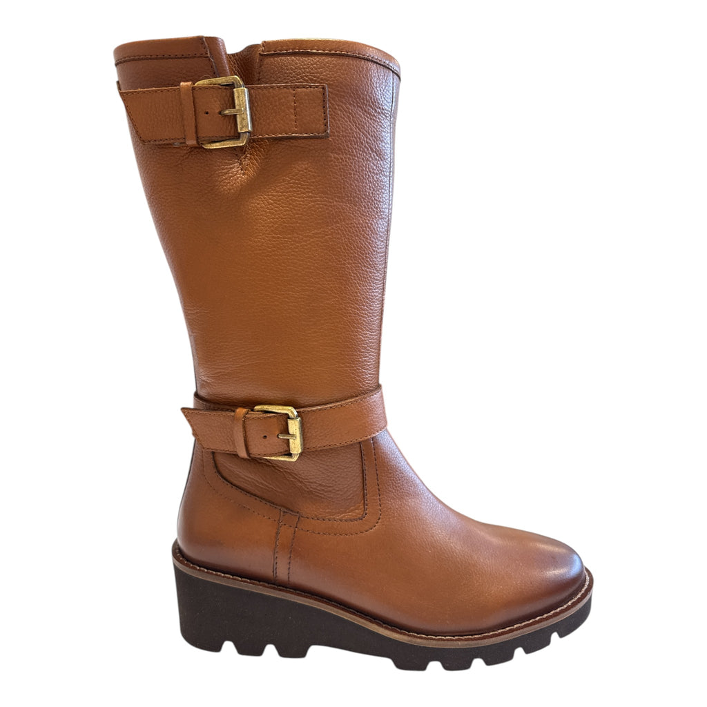 Lotus Nevada Tan Leather Knee-High Boots