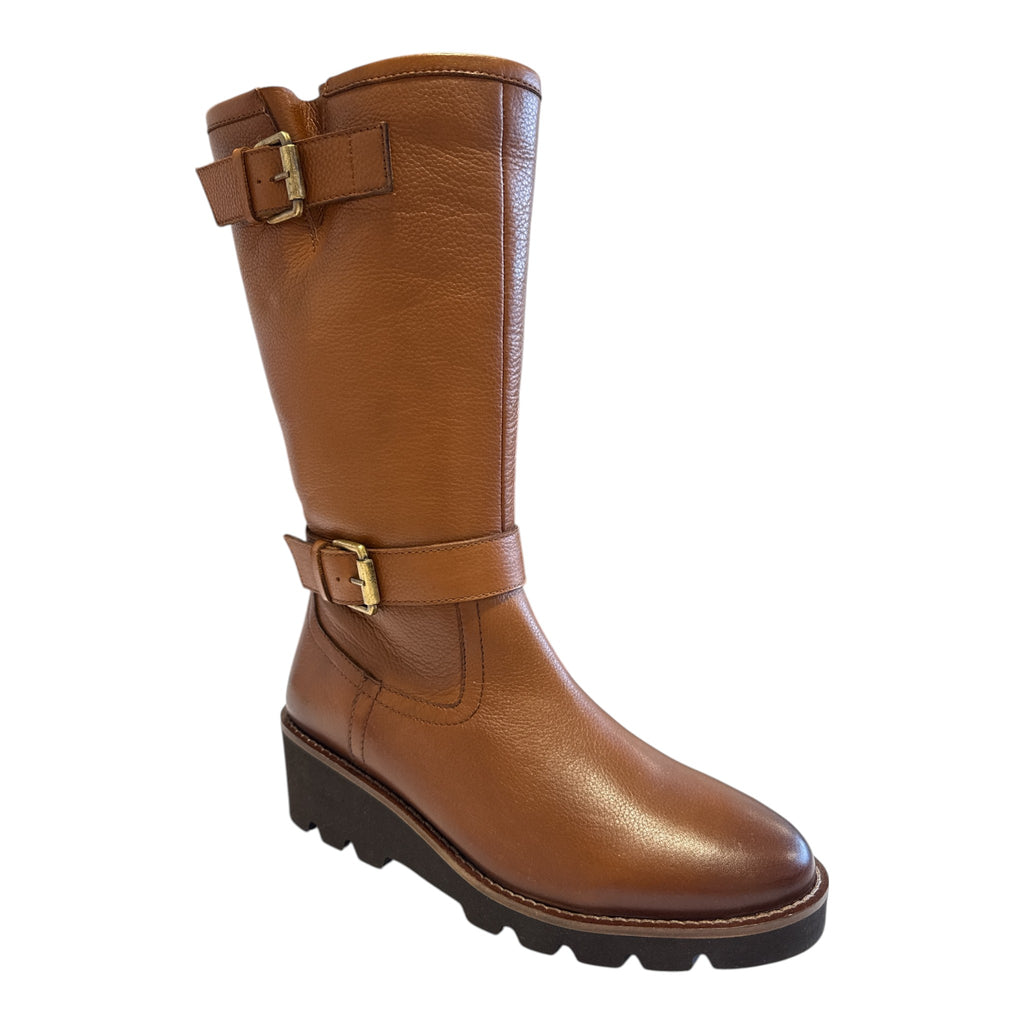 Lotus Nevada Tan Leather Knee-High Boots