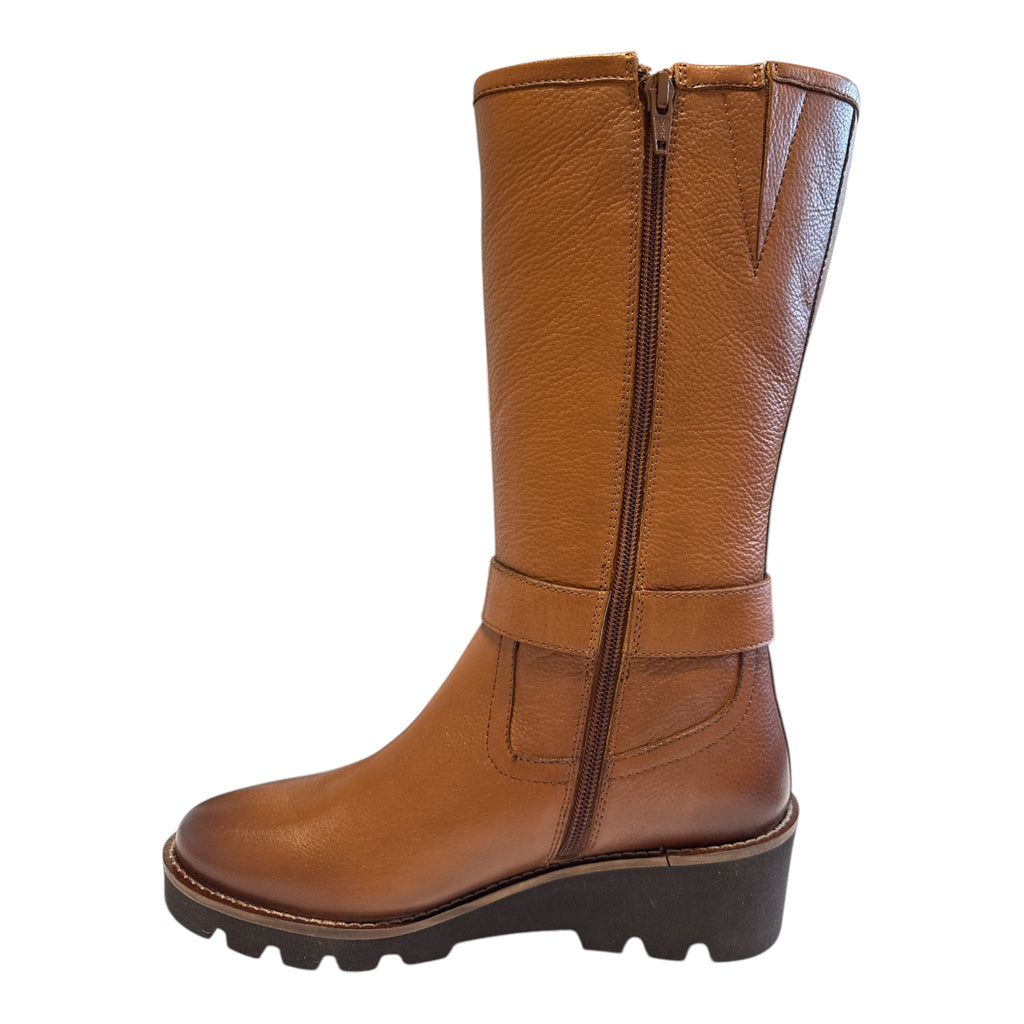 Lotus Nevada Tan Leather Knee-High Boots