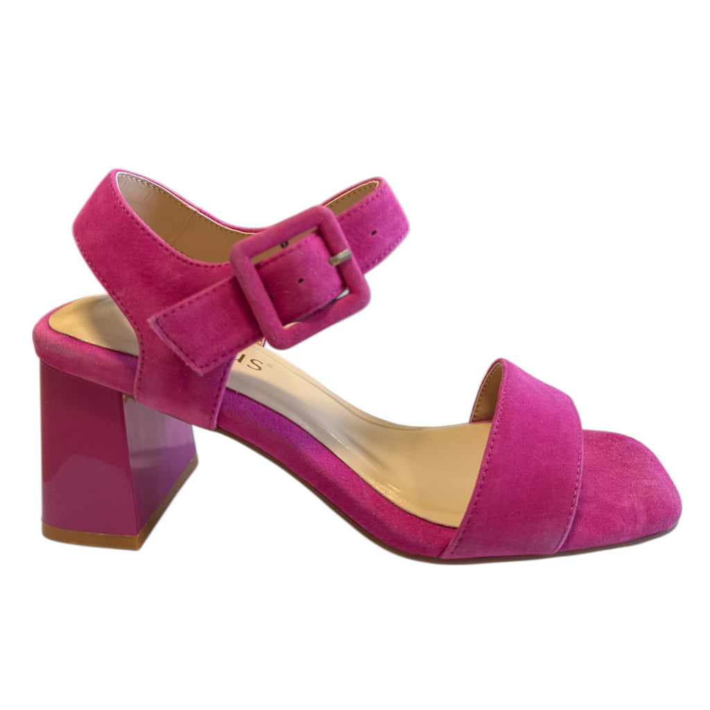 Lotus Norah Pink Suede Open-Toe Sandals