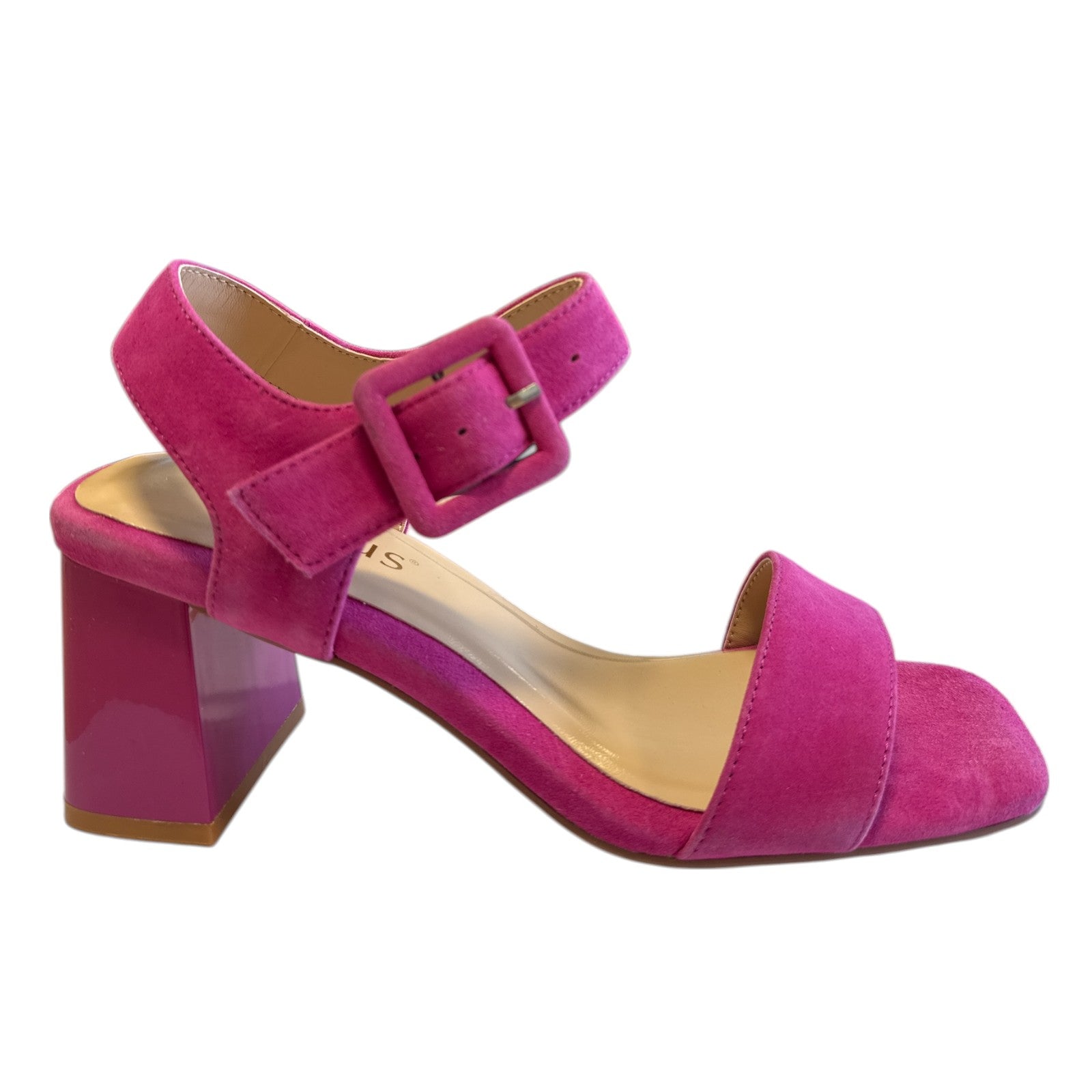 Lotus Norah Pink Suede Open-Toe Sandals