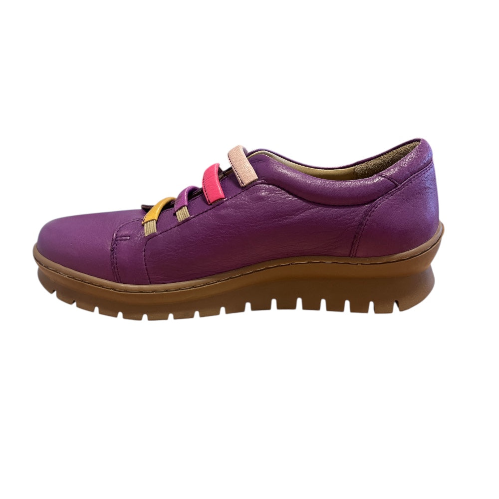 Adesso Marisol Purple Leather Casual Shoes