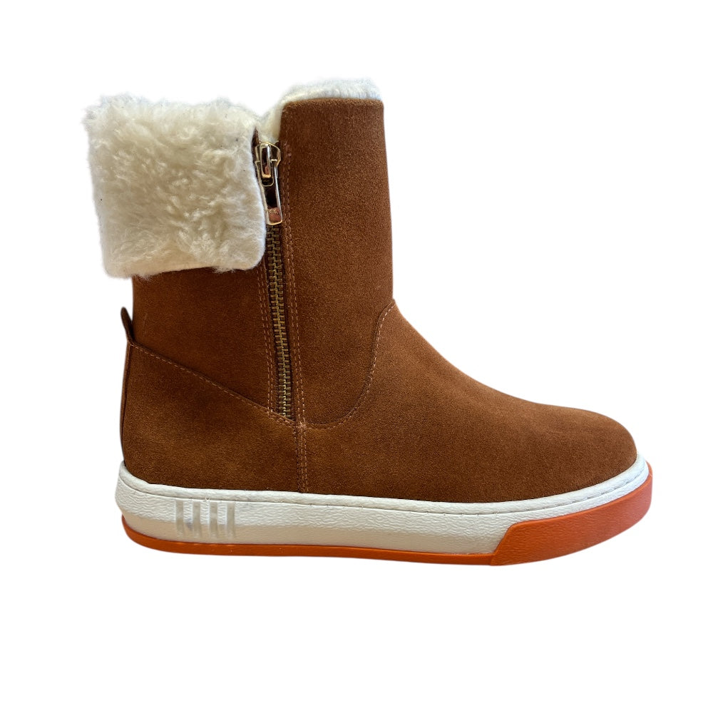 Adesso Tan Suede Ankle Boots