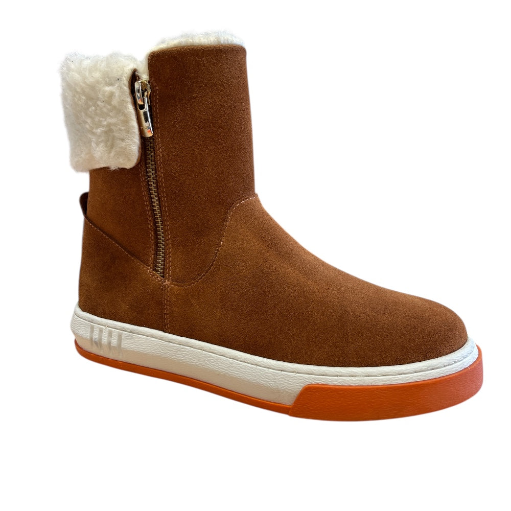Adesso Tan Suede Ankle Boots