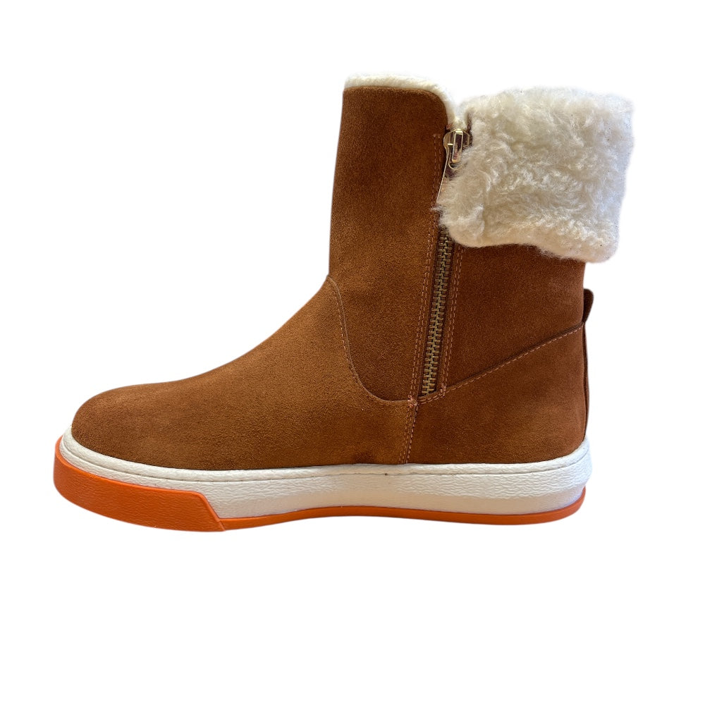 Adesso Tan Suede Ankle Boots