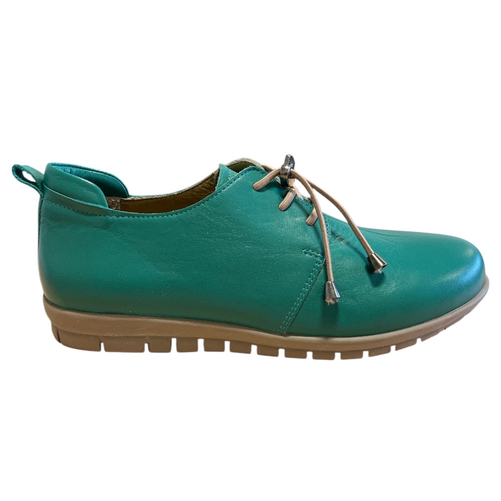 Adesso Sarah Teal Leather Casual Shoes