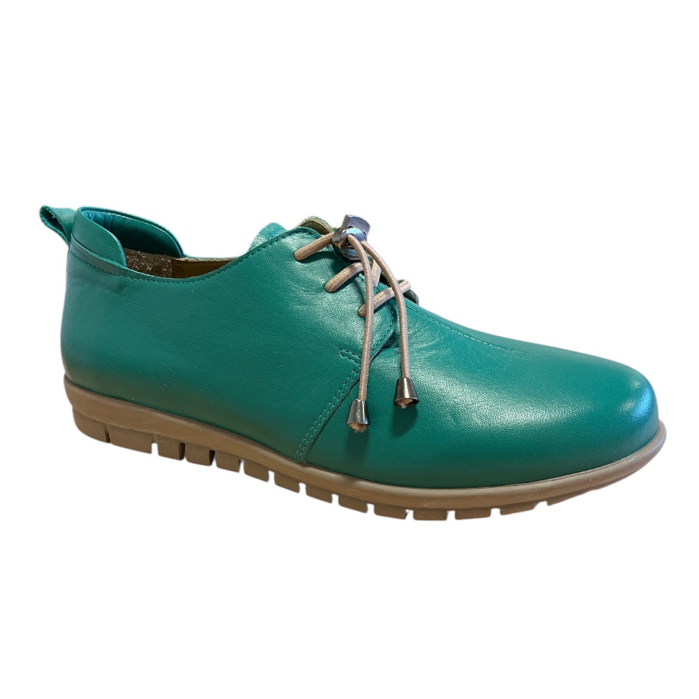 Adesso Sarah Teal Leather Casual Shoes