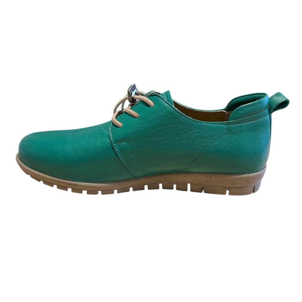 Adesso Sarah Teal Leather Casual Shoes