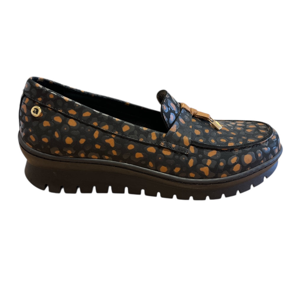 Adesso Lyra Treacle Toffee Printed Loafers